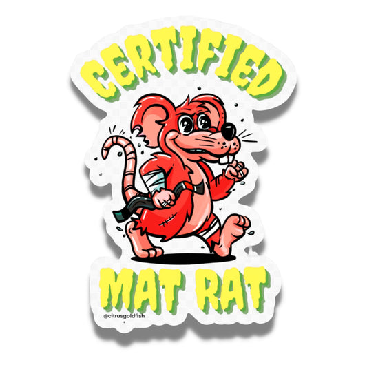 Mat Rat - Clear Stickers