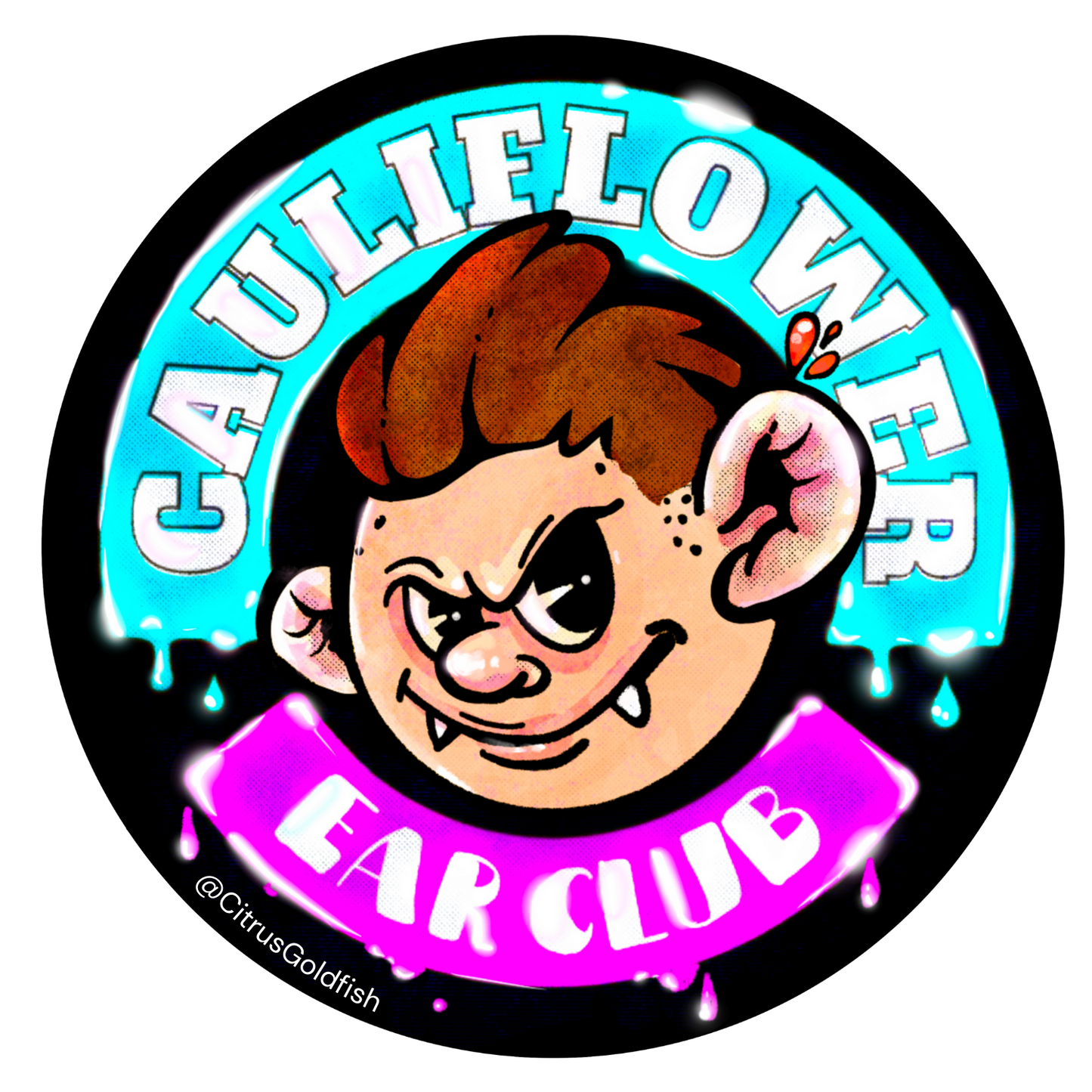 Cauliflower Ear Club vynil stickers